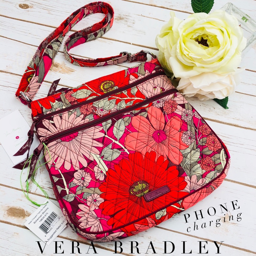 NWT Vera Bradley Phone Charging Crossbody